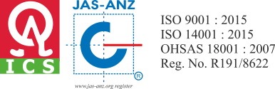 ISO, ICS & JAS-ANZ Certified